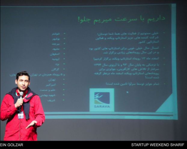 کمک به جامعه با راهنمایی دررویداد Startup Weekend در دانشگاه شریف