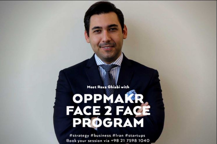 Reza Ghiabi to Meet with Entrepreneurs and Future Leaders via OPPMAKR F2F Program